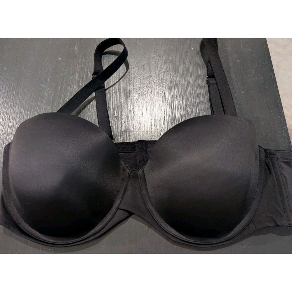 Maidenform Self Expressions 40C Stay Put Strapless Lift Bra SE6990 straps black